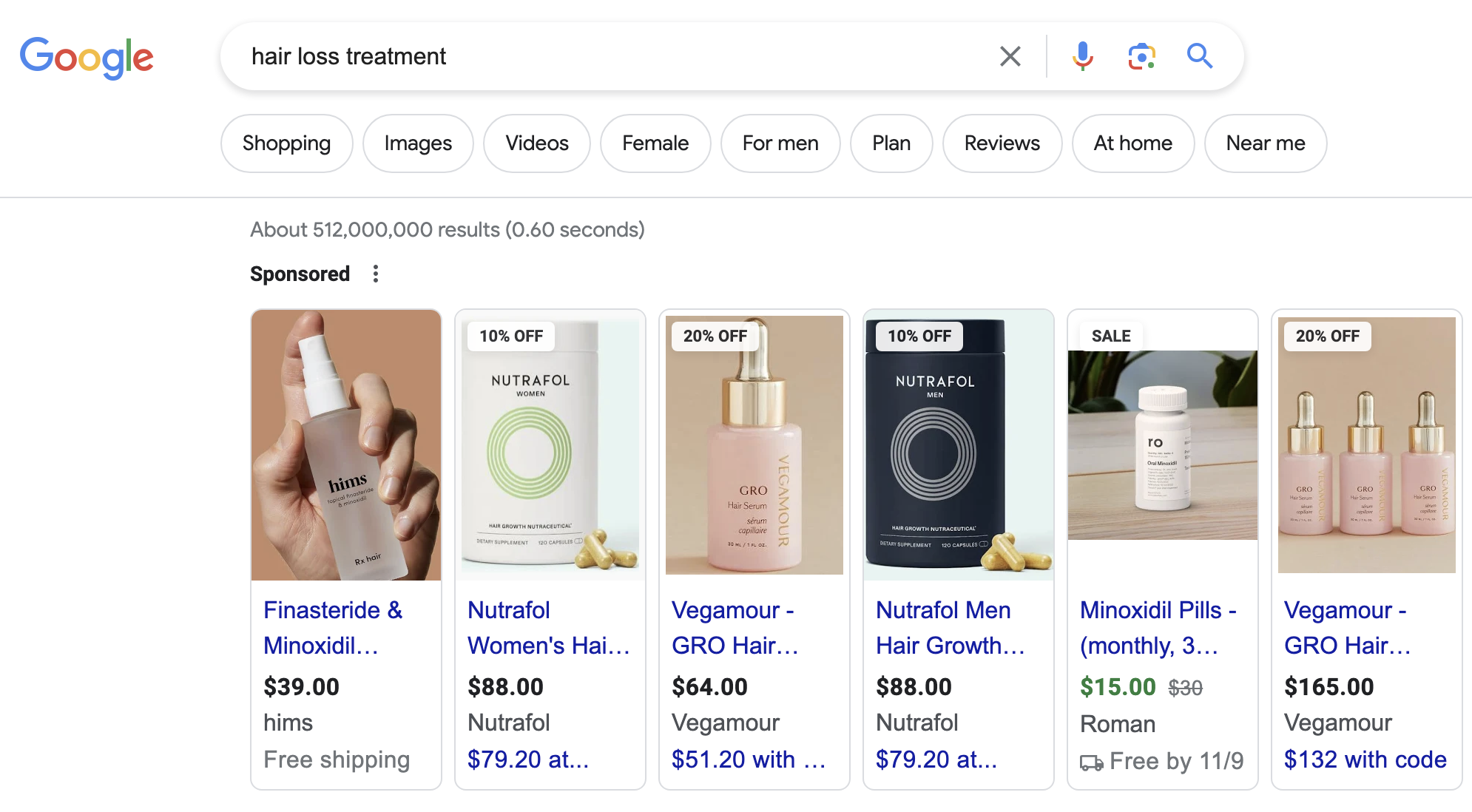 google shopping ads