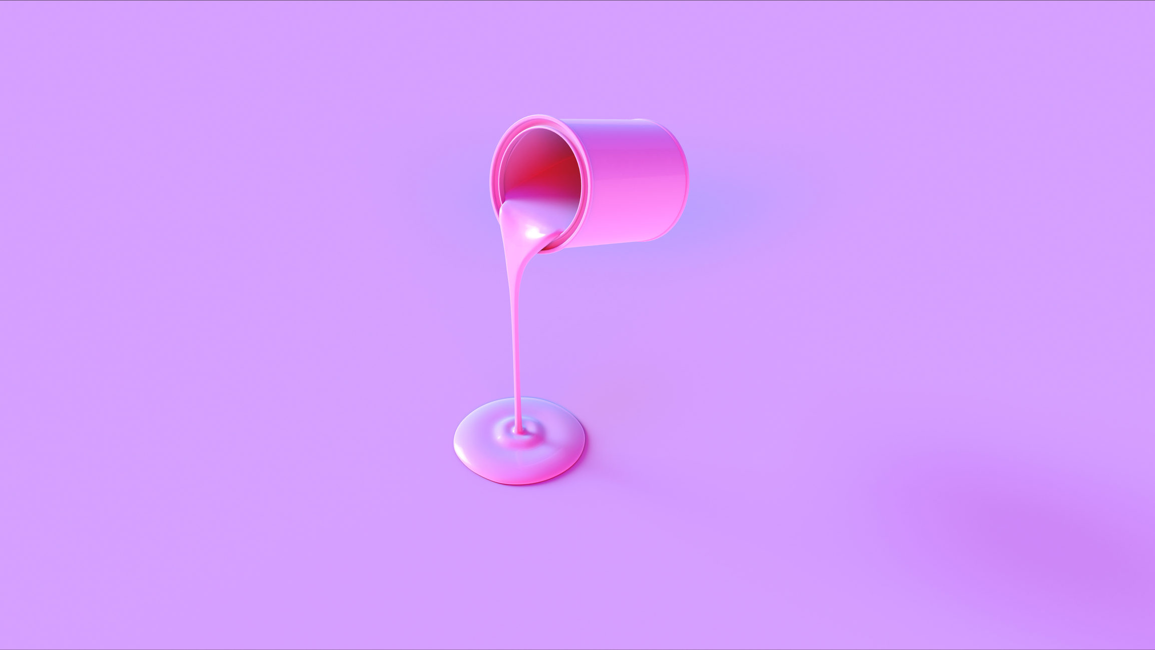Pink Paint Tin Pouring WebDevelopment